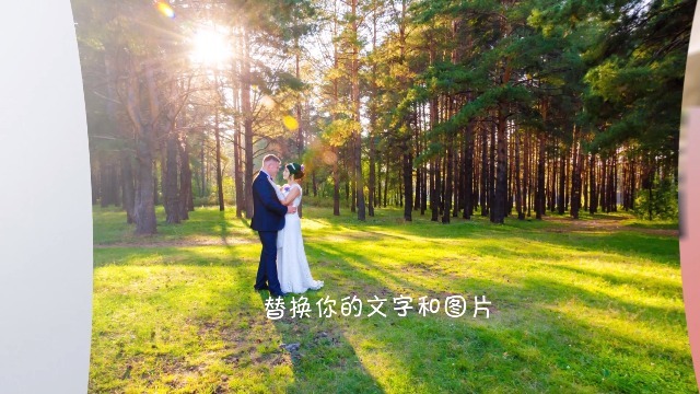 简约清新唯美爱情婚礼电子相册场景5预览图