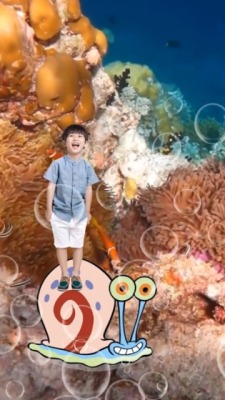 海底漫游可爱儿童视频场景2预览图