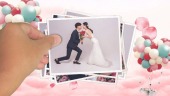 婚礼一张一张放下的照片相册视频模板场景10预览图