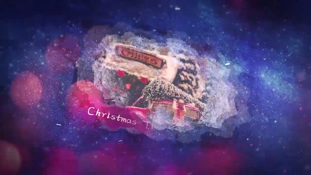 紫色梦幻圣诞祝福视频缩略图