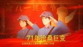 红色大气献礼国庆71华诞宣传视频场景2预览图