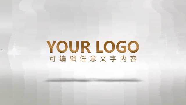 白金奢华企业财务报告片头logo视频缩略图