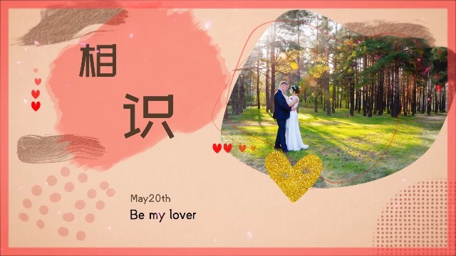 浪漫婚礼相册情人节告白视频场景6预览图