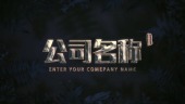 黑金大气游戏公司名称logo视频场景1预览图