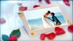 浪漫玫瑰花瓣夫妻婚纱照相册展示视频场景5缩略图