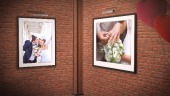 复古室内浪漫婚礼照片墙电子相册场景9预览图