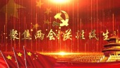 红色党政传承两会精神宣传视频场景1预览图