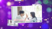 唯美温馨紫色浪漫爱情婚礼相册场景10预览图