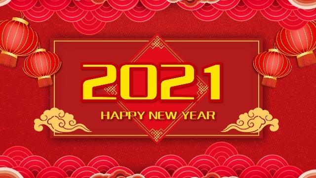 2021喜庆中国风新年祝福恭贺新春缩略图