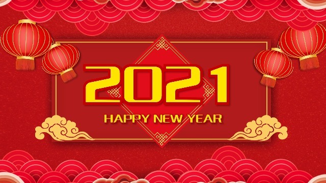 2021喜庆中国风新年祝福恭贺新春场景3预览图