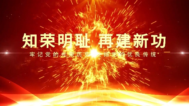 庆祝中国共产党成立100周年党政宣传视频场景3预览图