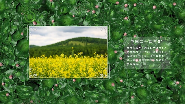 中国传统二十四节之立夏宣传视频场景2预览图