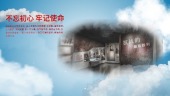 大气云端穿梭百年中国梦图文视频场景3预览图