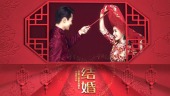 中式风格婚礼照片展示视频模板场景12预览图