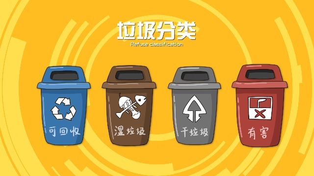 简约卡通风垃圾分类环保宣传缩略图