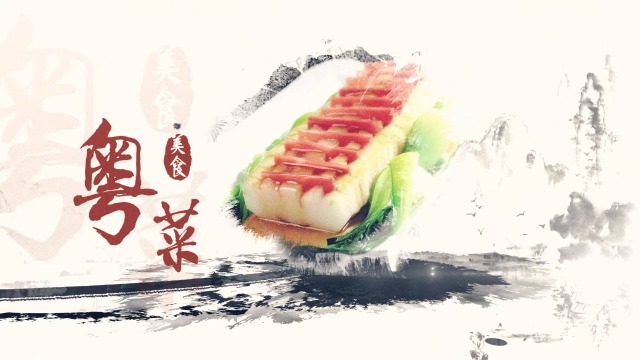 中国风八大菜系展示宣传视频场景5预览图