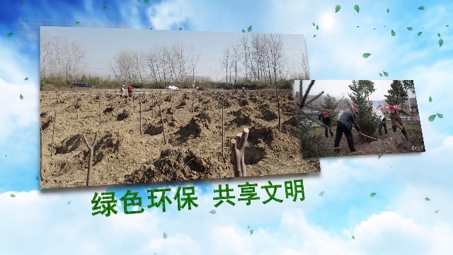 清新312植树节活动宣传视频场景6预览图