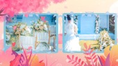 粉色新婚庆典地点邀请视频模板场景5预览图