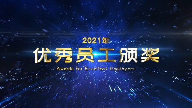 蓝色科技企业优秀员工颁奖视频缩略图