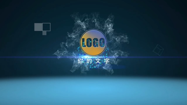 酷炫粒子企业logo演绎视频场景2预览图