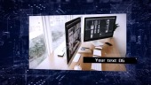 蓝色未来感高科技企业宣传视频场景6预览图