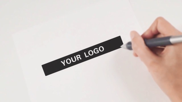 创意手写公司企业logo视频缩略图