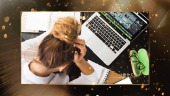 金色粒子企业年会颁奖典礼视频模板场景4预览图