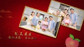 中国风红色祝寿拜寿生日祝福视频场景3预览图