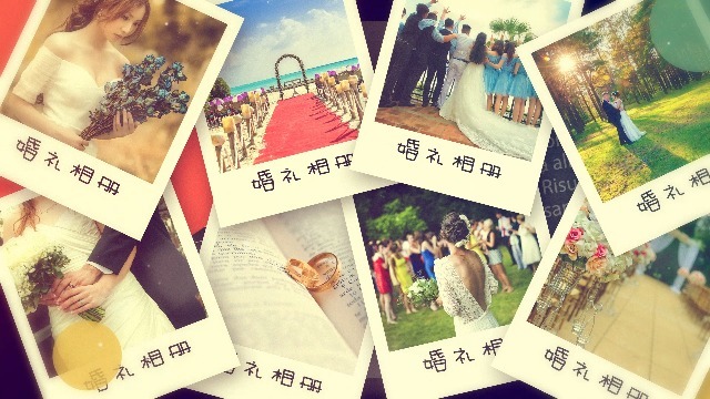 梦幻拍立得记录幸福生活婚礼电子相册场景6预览图