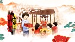 水墨风中国新年年俗风俗插画展示场景8缩略图