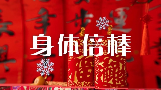 恭贺新春新年拜年春节祝福快闪视频场景4预览图