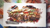 水墨转场中国美食宣传展示场景5预览图