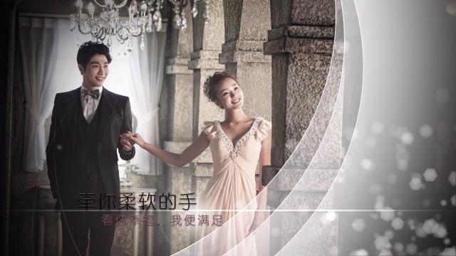 温馨浪漫婚礼视频模板场景6预览图