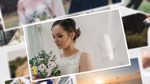 梦幻甜蜜婚礼电子相册视频场景3预览图